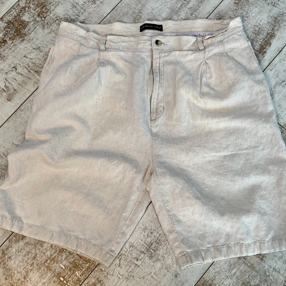Mens Northern Isles Linen/Cotton Shorts
